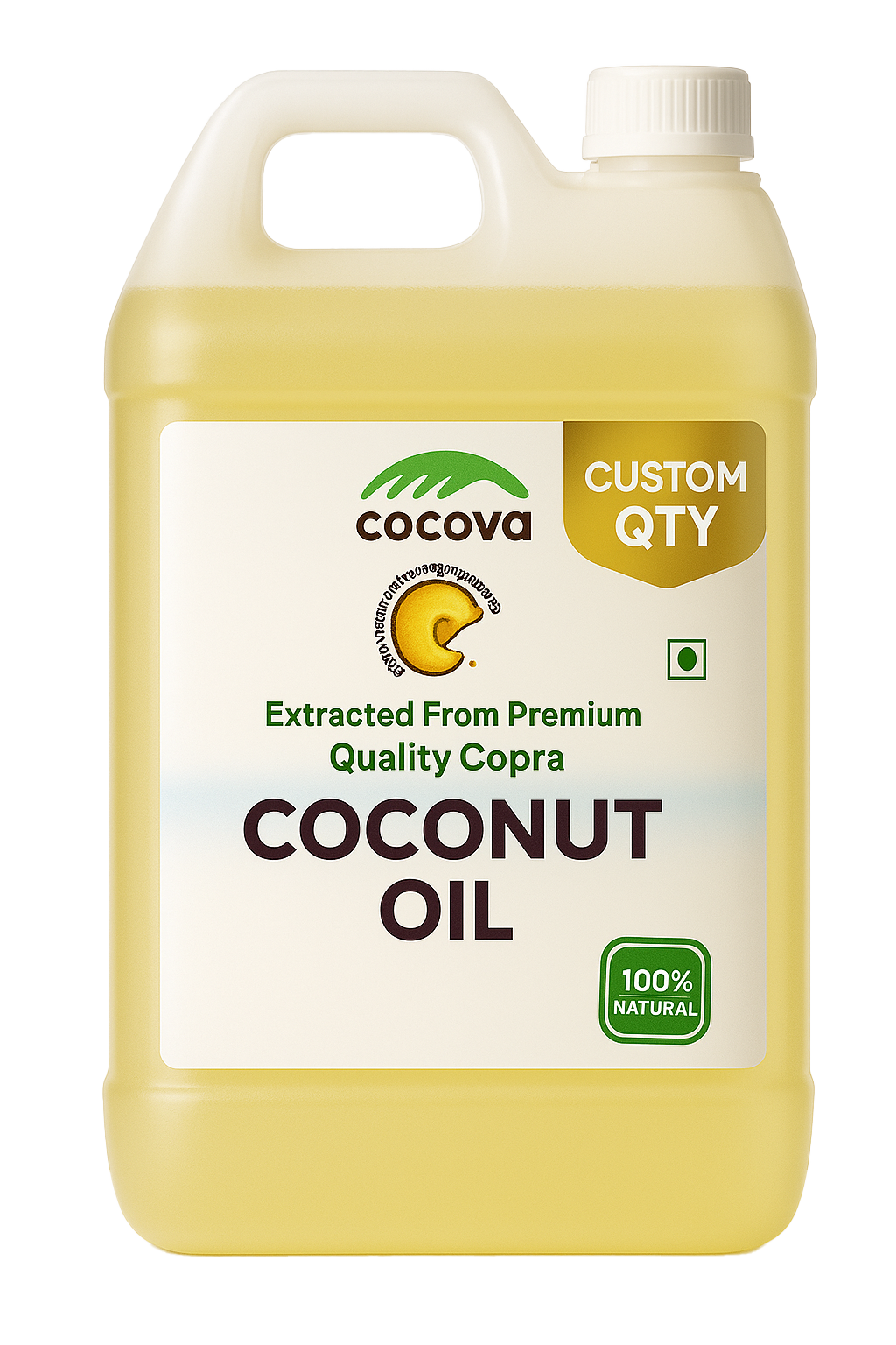 Cocova Custom Quantity Pure Coconut Oil